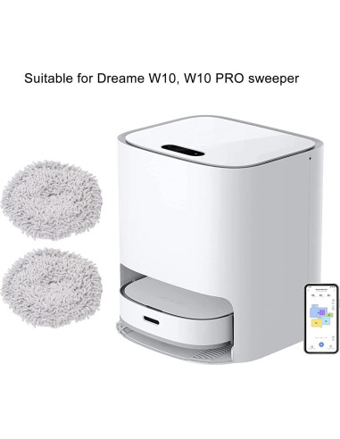 Paño de Trapeador 2 PCS Cocoarm para W10 W10 PRO - Alta Absorción