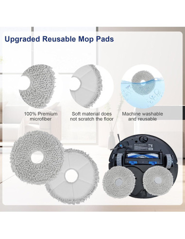 19 Piezas Accesorios Feilifan para ECOVACS DEEBOT T30S