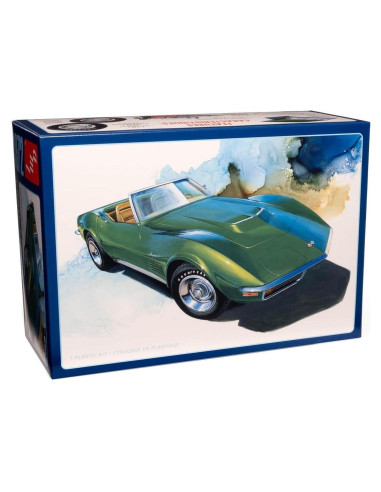 Kit de Modelo AMT 1972 Chevy Corvette 1:25 Detalles