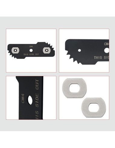Juego de 2 cuchillas EB-007 Black+Decker 19,05 cm alta resistencia