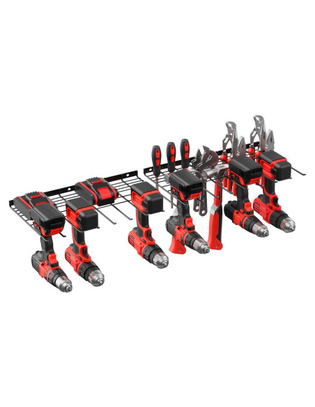 Organizador de Herramientas de Pared JUNNUJ - 2 Piezas, 6 Capas, 15.9 kg Organizador de Herramientas de Pared JUNNUJ - 2 Piezas, 6 Capas, 15.9 kg