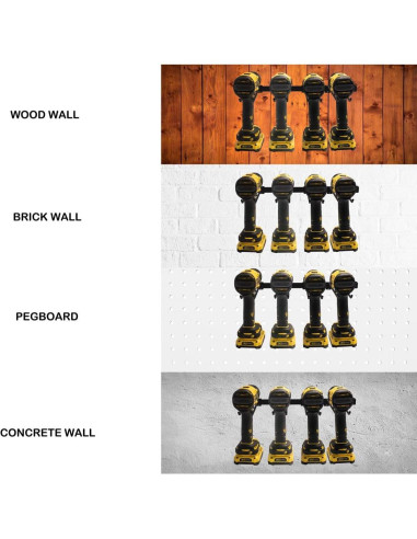 Soporte para Herramientas KINOMI Rack Metálico Montaje Pared
