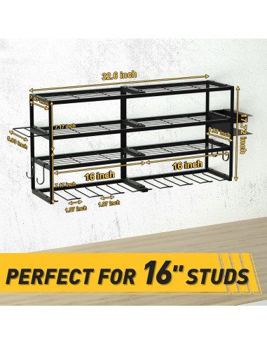 Organizador de Herramientas de Poder Mefirt 4 Capas 163kg