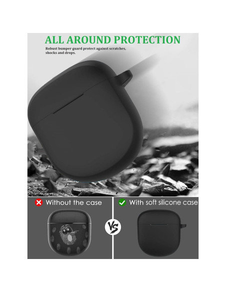Funda de Silicona Olytop para Bose QuietComfort II/Ultra - Negro Funda de Silicona Olytop para Bose QuietComfort II/Ultra - Negro