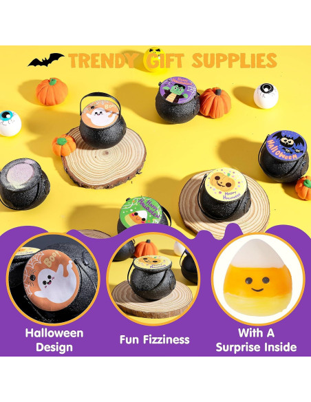 Bombas de Baño Temáticas Halloween Joyin - 6 Paquetes con Juguete Bombas de Baño Temáticas Halloween Joyin - 6 Paquetes con Juguete