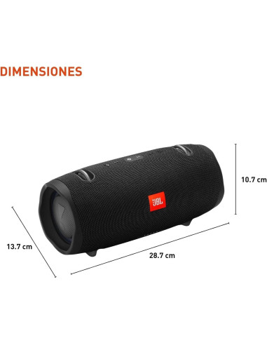 Altavoz Bluetooth JBL Xtreme 2 Portátil Impermeable 40W