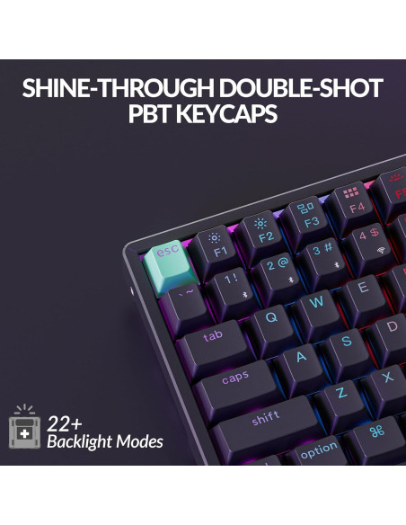 Teclado Mecánico Inalámbrico Keychron K2 HE RGB 75% Teclado Mecánico Inalámbrico Keychron K2 HE RGB 75%