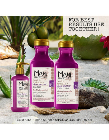 Acondicionador Maui Moisture 384 ml - Hidratante Rizos Karité