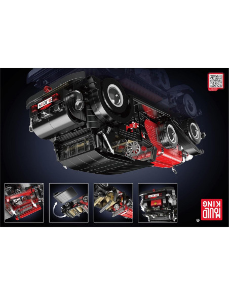 Mould King 10114 Modelo de Coche Deportivo 1308 Piezas Mould King 10114 Modelo de Coche Deportivo 1308 Piezas