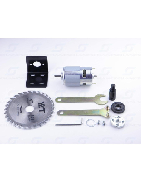 Kit Sierra de Mesa CHANCS 775 Motor DC 12V/24V 200W Kit Sierra de Mesa CHANCS 775 Motor DC 12V/24V 200W