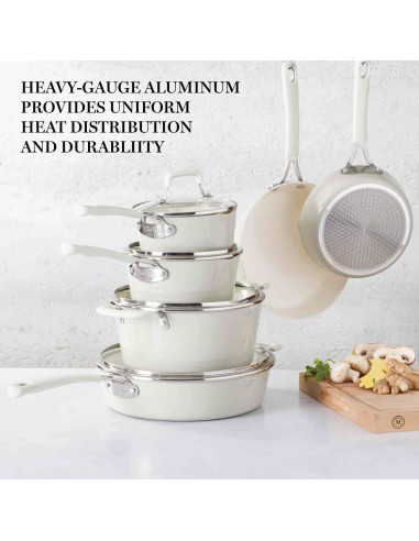 Juego de Utensilios de Cocina 10 Pzas Martha Stewart - Blanco