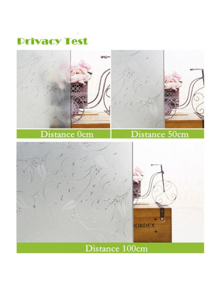 Película de Ventana Niviy 45x200 cm Sin Adhesivo Privacidad Película de Ventana Niviy 45x200 cm Sin Adhesivo Privacidad