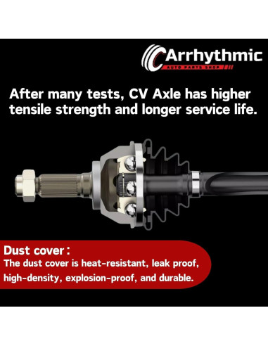 Eje CV Arrhythmic Parte Delantera Derecha Toyota Yaris 2006-2014
