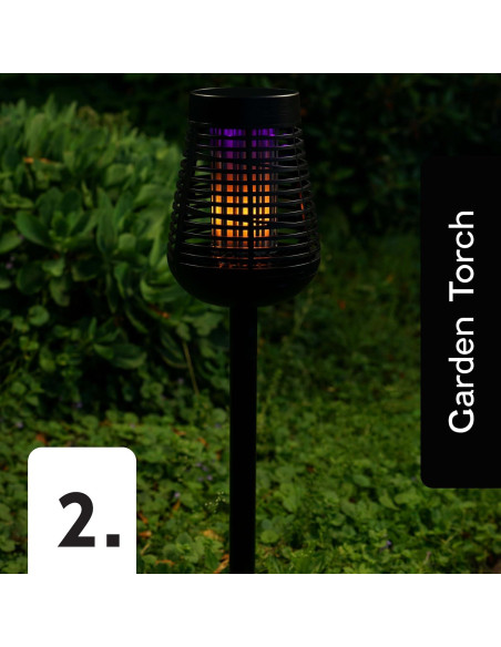 Antorcha Solar Zapper de Insectos PIC - Luz y Control de Plagas Antorcha Solar Zapper de Insectos PIC - Luz y Control de Plagas