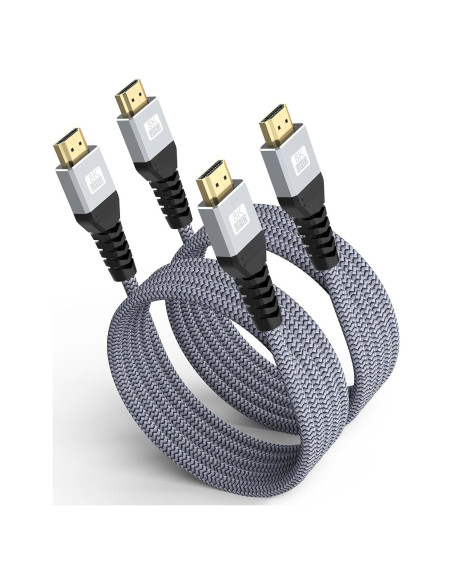 Cable HDMI 2.1 Ultra Alta Velocidad 2.0M UVOOI 2-Pack Cable HDMI 2.1 Ultra Alta Velocidad 2.0M UVOOI 2-Pack