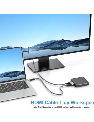 Cable HDMI 2.1 Ultra Alta Velocidad 2.0M UVOOI 2-Pack