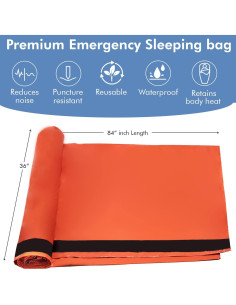 Saco de dormir de emergencia NovaMedic NM-3673-5F 213x91 cm 2