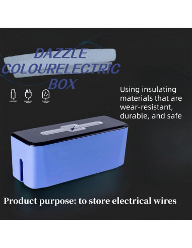 Caja Organizadora de Cables ZXLHJCG 30x11x12cm con Ventilación