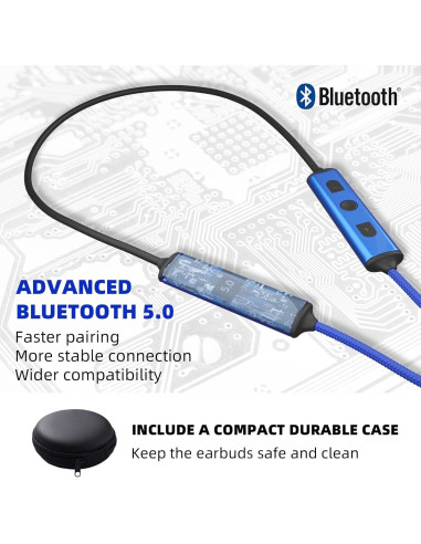 Auriculares Bluetooth Cuzabe CBH11 Inalámbricos 20h Batería