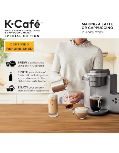 Cafetera Keurig K-Café Edición Especial Renovada 1.77L