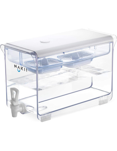 Dispensador de Agua Nakii con 2 Filtros - 18 Tazas, 1135.62 L
