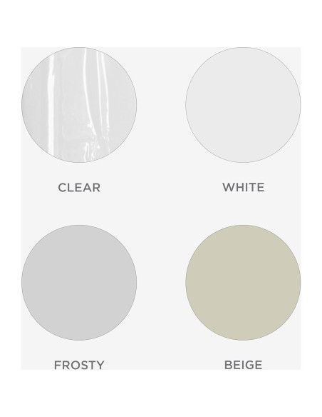 Forro de Cortina de Ducha Zenna Home Beige 182.88x182.88 cm Forro de Cortina de Ducha Zenna Home Beige 182.88x182.88 cm