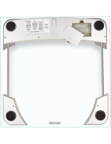 Báscula Digital Taylor 181.44 KG Alta Precisión Acero Inoxidable