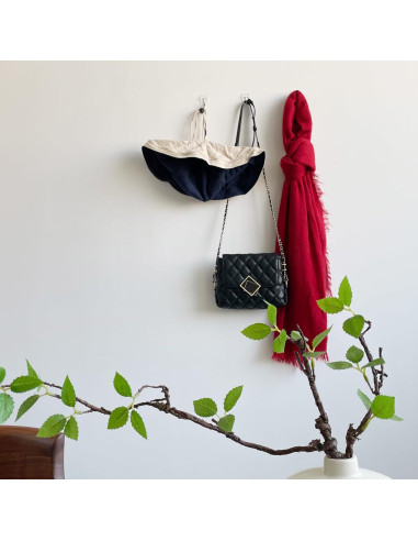 32 Ganchos de Pared Adhesivos Karsbarwe Transparentes