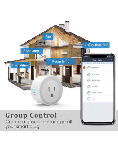 Enchufes Inteligentes Avatar Controls AWP Paquete de 4 Wi-Fi