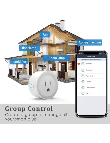 Enchufes Inteligentes Avatar Controls AWP Paquete de 4 Wi-Fi Enchufes Inteligentes Avatar Controls AWP Paquete de 4 Wi-Fi
