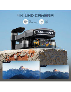 Drone LANSAND EC130 4K UHD con Cámara y 2 Baterías 2