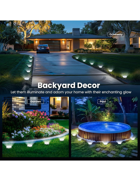 Luces Solares de Suelo SOLPEX 10 Paquete IP65 para Jardín Luces Solares de Suelo SOLPEX 10 Paquete IP65 para Jardín