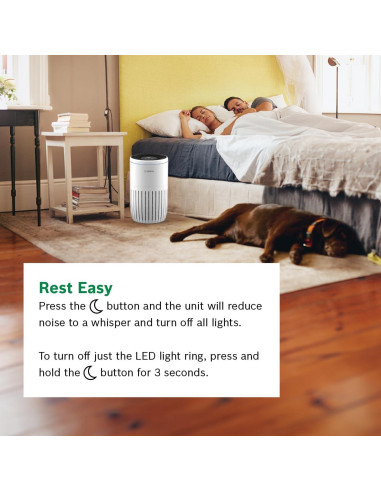 Purificador de Aire Bosch Aire 6000 para Espacios Grandes 255.9 m