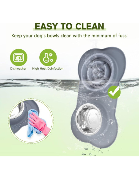 Comedero Lento Pecute para Perros y Gatos 13.5 oz Antideslizante Comedero Lento Pecute para Perros y Gatos 13.5 oz Antideslizante