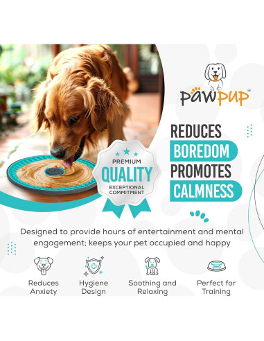 Alfombrilla Lick PAWPUP 20.8 cm Antideslizante para Perros