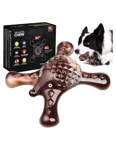 Juguete Masticable para Perros Quizvi Grande Nylon Bacon
