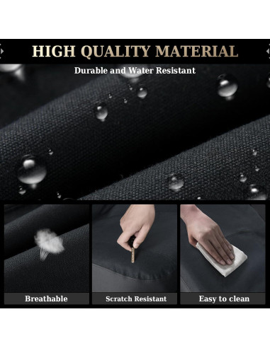 Cubierta de Asiento de Coche Coverado SHUF03 Universal - Negro