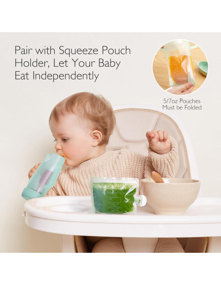 Bolsas Reutilizables para Comida Bebé Momcozy 148ml 10 Unidades Bolsas Reutilizables para Comida Bebé Momcozy 148ml 10 Unidades