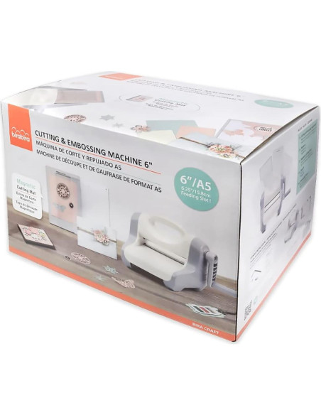 Máquina de Corte y Embossing Bira Craft 6" Magnética Máquina de Corte y Embossing Bira Craft 6" Magnética