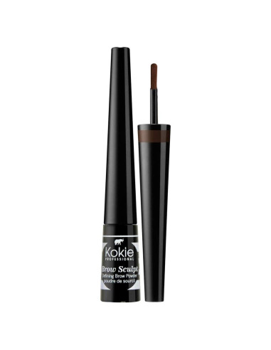 Polvo para esculpir cejas Kokie castaño 0.71g