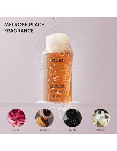 Champú Detox OUAI 85 g - Aclarador con Vinagre de Sidra