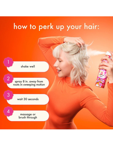 Champú Seco Amika Perk Up 150g Control de Aceite Vainilla Ámbar
