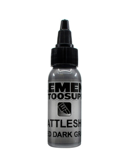 Juego de Tintas para Tatuajes Element 30ml Gris Acorazado 4 Tonos Juego de Tintas para Tatuajes Element 30ml Gris Acorazado 4 Tonos