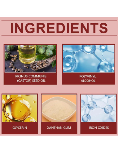 Set de Tatuaje de Tinte de Labios Peel Off Petansy - 3 Colores