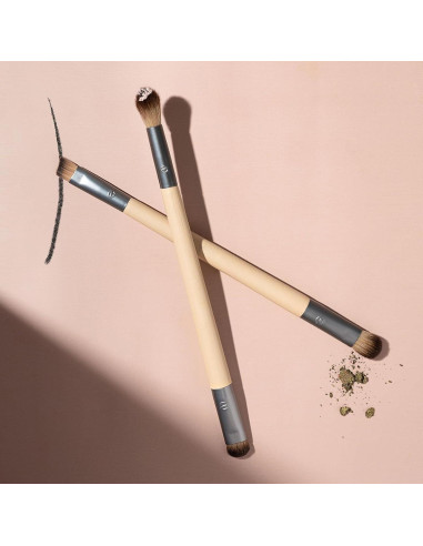 Juego de Brochas de Maquillaje para Ojos YAMHOHO - Set 2 Piezas Ecológicas