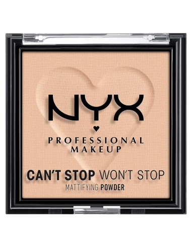 Polvo Compacto Matificante NYX Claro Medio 5.97g