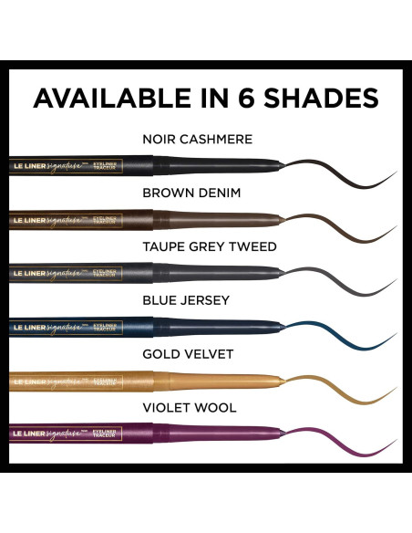 Lápiz de Ojos Mecánico L'Oréal Paris Le Liner Jersey Azul 0.31g Lápiz de Ojos Mecánico L'Oréal Paris Le Liner Jersey Azul 0.31g