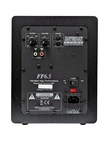 Subwoofer Earthquake FF6.5 6.5" 150W Negro