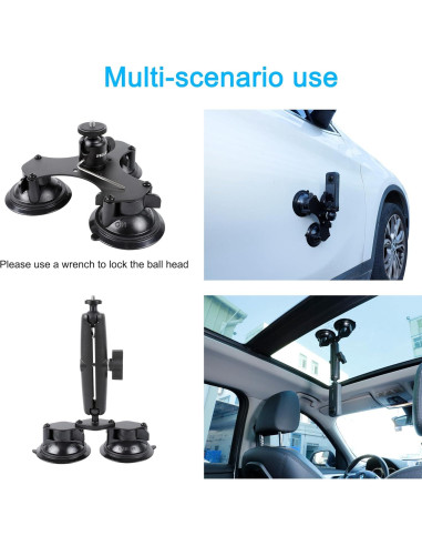 Soporte de Succión PellKing 5 en 1 para Cámaras de Acción