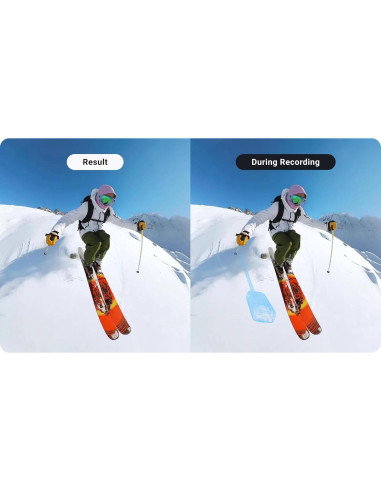 Soporte para Esquí Insta360 CINSBAVQ-ALT4, Negro, Ajustable